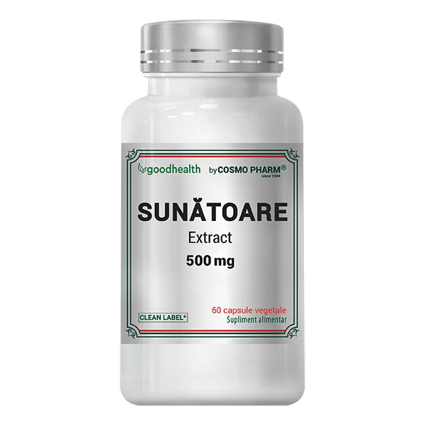 Sunatoare Extract 500 mg 60 capsule