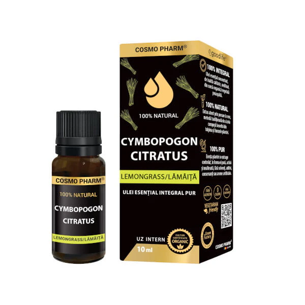 Ulei esential de LEMONGRASS / LĂMÂIȚĂ – Cymbopogon citratu
