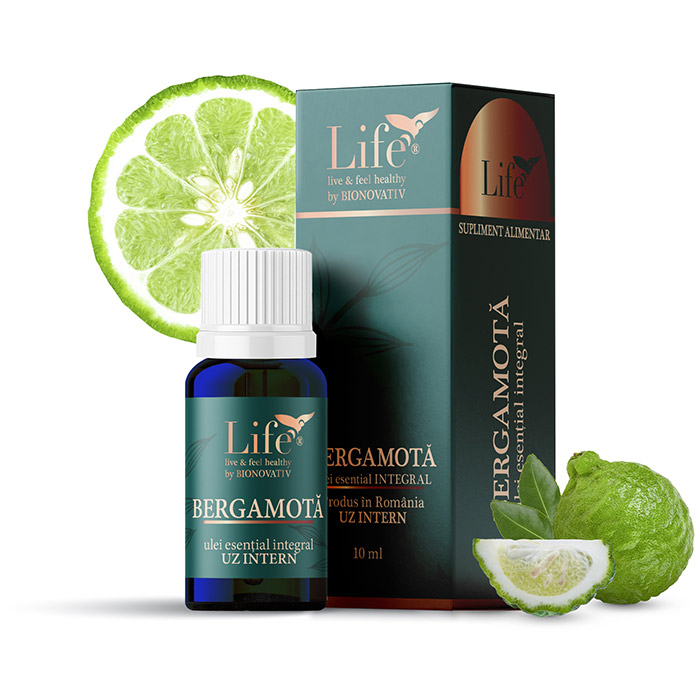 BERGAMOTĂ - ulei esențial integral – 10 ml