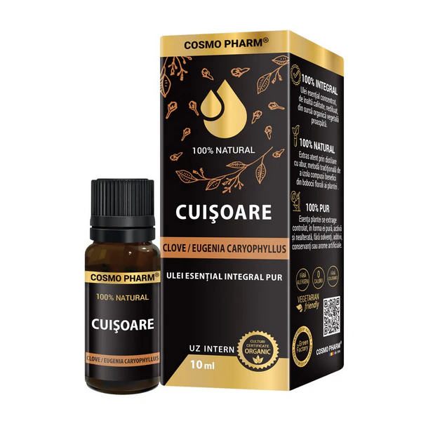 Ulei Esential De Cuisoare - 10ml CLOVE/EUGENIA CARIOPHYLLUS