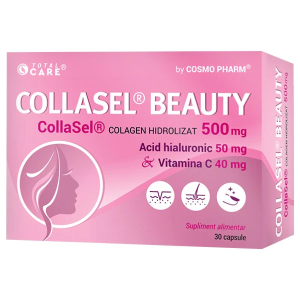 COLLASEL® BEAUTY - Colagen Hidrolizat + Acid Hialuronic, Vitami