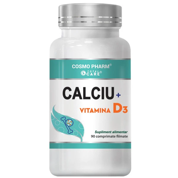 CALCIU Vitamina D3, 30 / 90 comprimate 90 comprimate