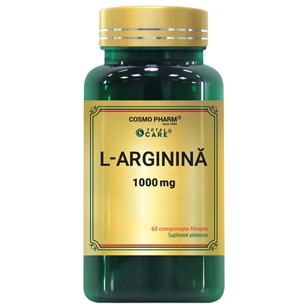 L-ARGININA 1000 mg, 30/60 comprimate filmate 60 comprimate