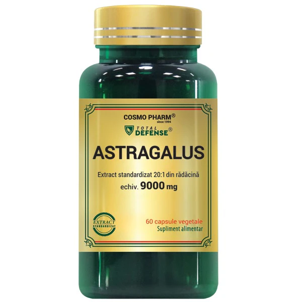 ASTRAGALUS extract 450 mg, echivalent a 9000 mg 60 capsule