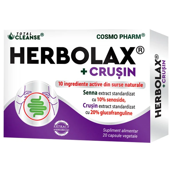 HERBOLAX® + CRUSIN Laxativ Natural Pentru Constipatie Cronica