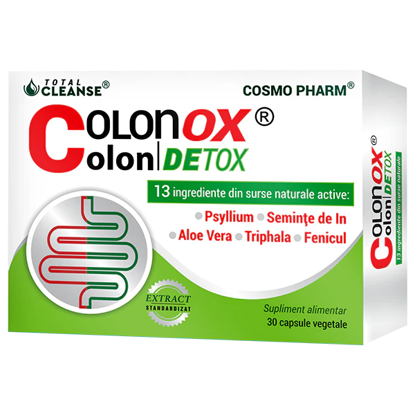 COLONOX Colon DETOX® Curatarea Colonului, Detoxifiere