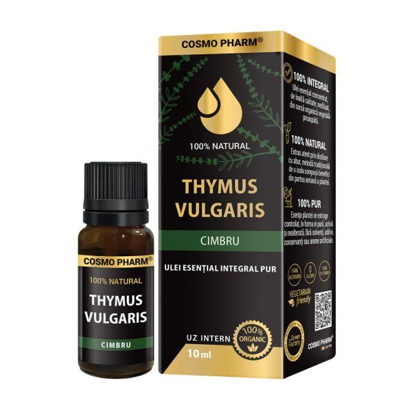 THYMUS VULGARIS - Ulei Esential De Cimbru Uz Intern 10 ml