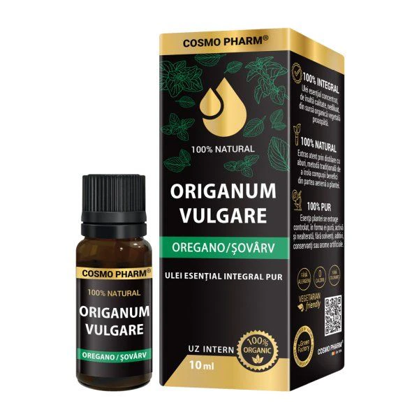 ORIGANUM VULGARE - Ulei Esential De OREGANO / ȘOVÂRV (10ml)