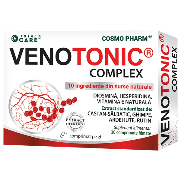 Venotonic Complex Pentru Varice, Hemoroizi, Ulcere Varicoase