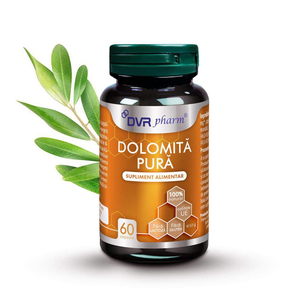 DOLOMITĂ PURĂ - 60 capsule