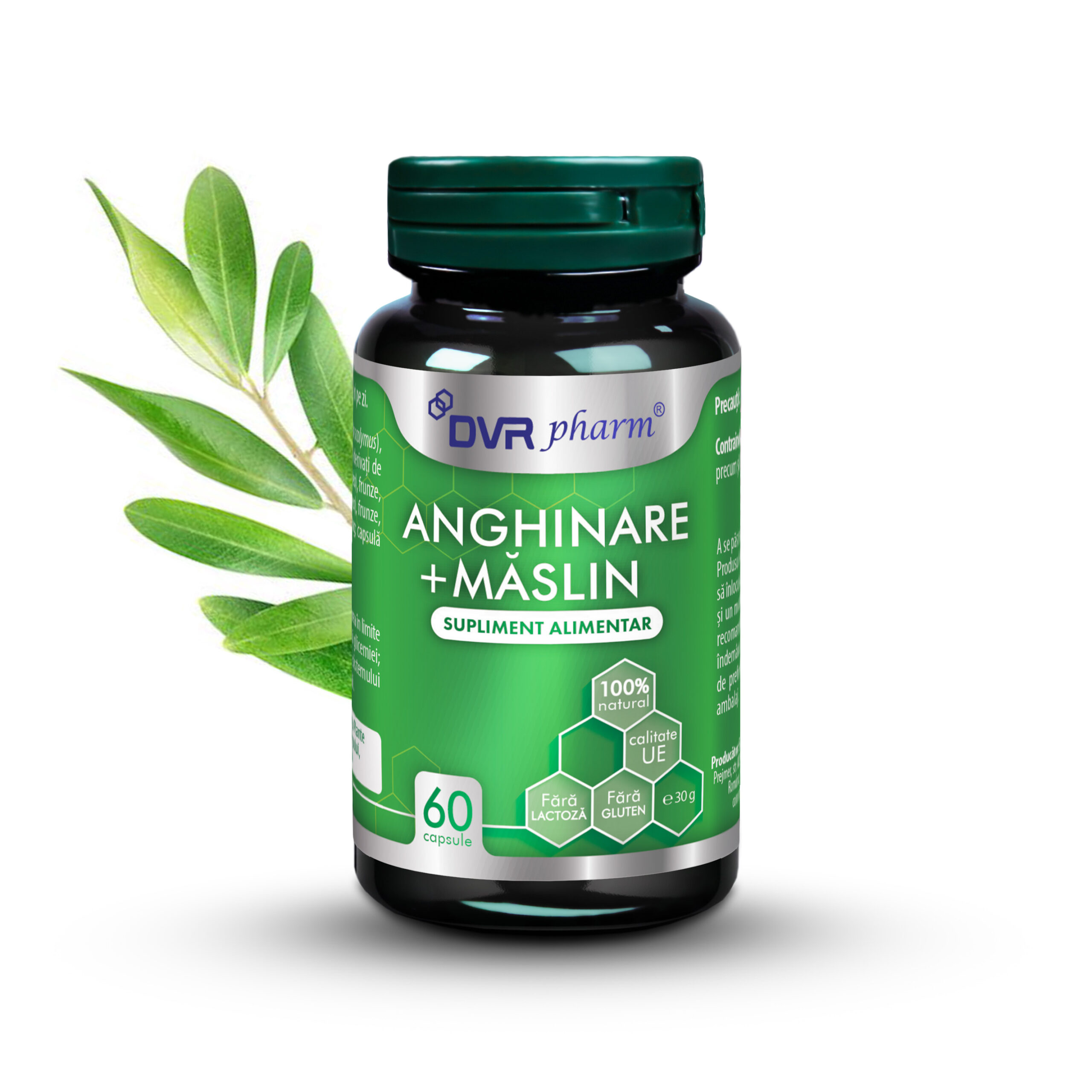 ANGHINARE + MĂSLIN - 60 capsule