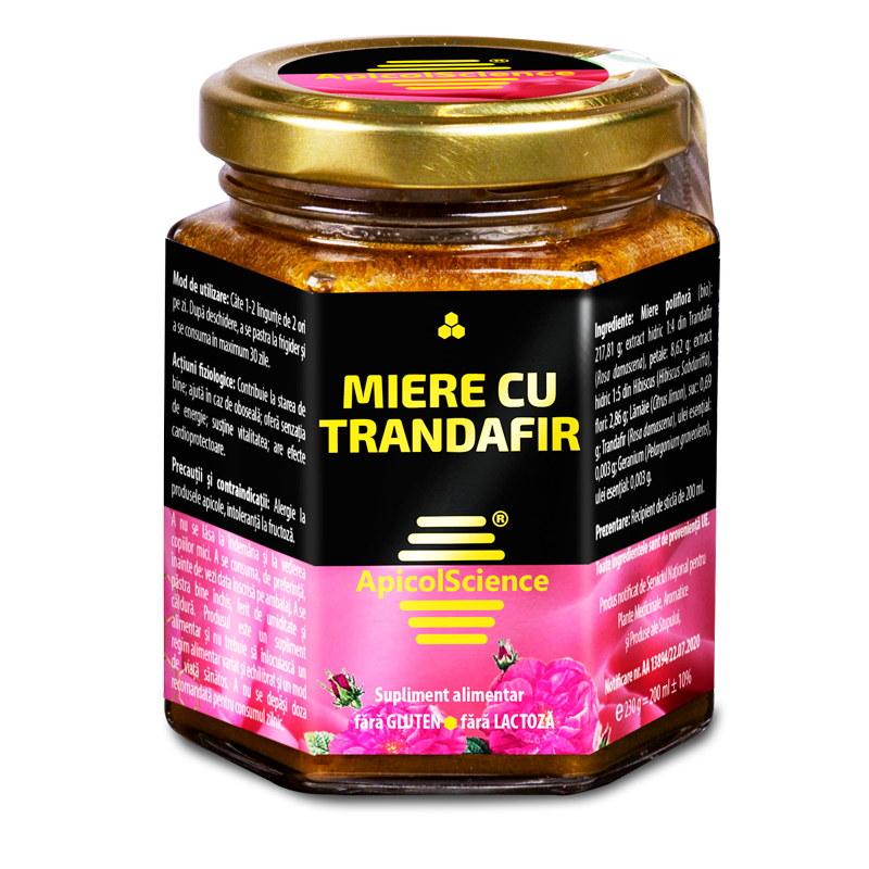 MIERE CU TRANDAFIR - 200 ml