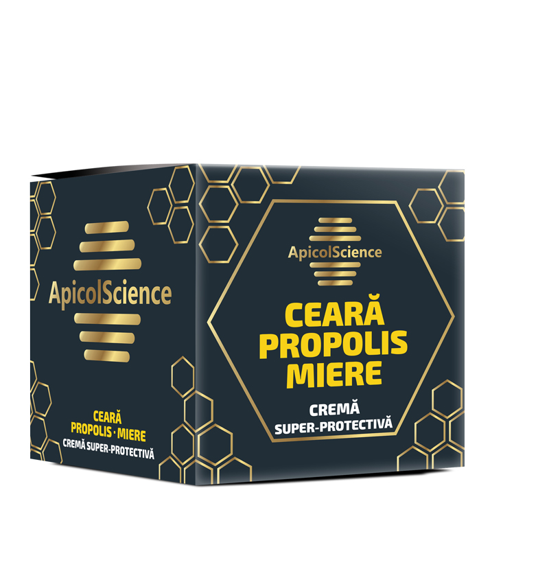 CREMĂ SUPER-PROTECTIVĂ CU CEARĂ, PROPOLIS ȘI MIERE - 75 ml