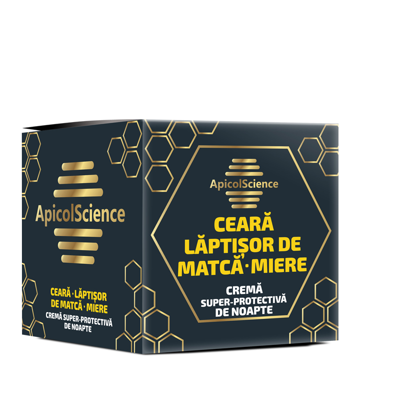 CREMĂ SUPER-PROTECTIVĂ DE NOAPTE CU CEARĂ, LĂPTIȘOR DE MATC