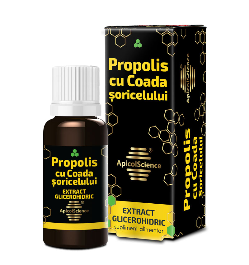 PROPOLIS CU COADA ȘORICELULUI EXTRACT GLICEROHIDRIC – 30 ml