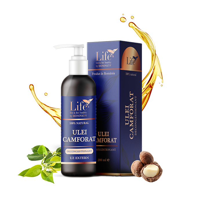 Ulei de masaj CAMFORAT – 200 ml