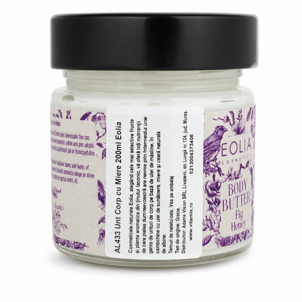 Unt de corp cu Miere, 200ml, Eolia