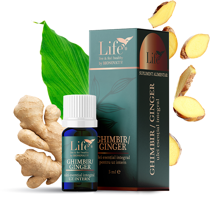 GHIMBIR/GINGER – ulei esențial integral – 5 ml