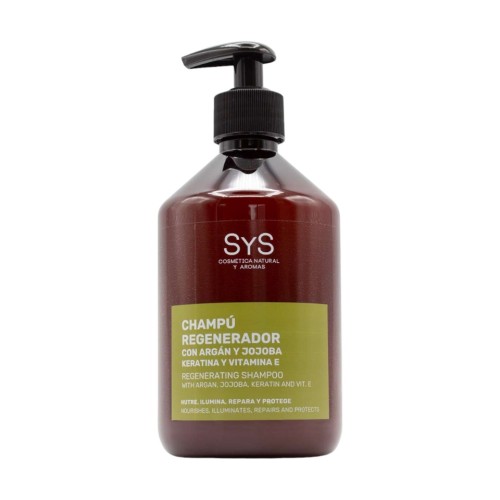 Sampon regenerant cu Argan, Jojoba si Keratina 500ml LabNatur