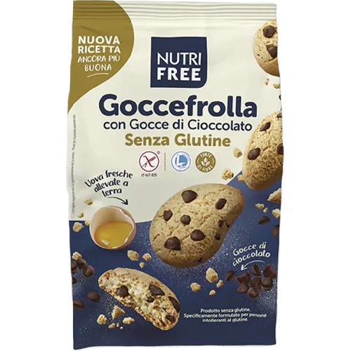 Goccefrolla Biscuiti cu Bucati de Ciocolata fara Gluten 300gr Nu