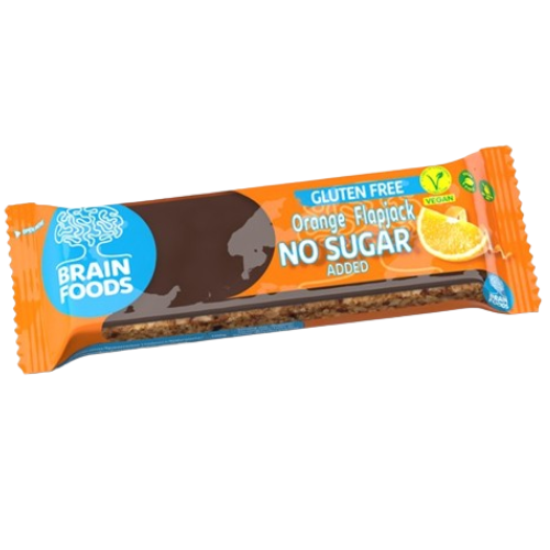 Baton de Ovaz cu Portocale fara Gluten si fara Zahar 70gr Brain 