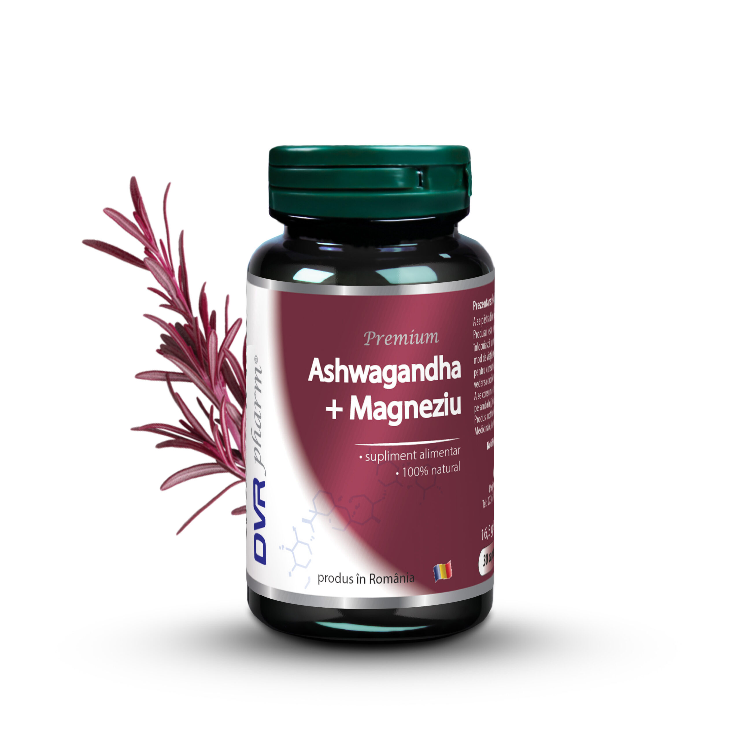 ASHWAGANDHA + MAGNEZIU - 30 capsule